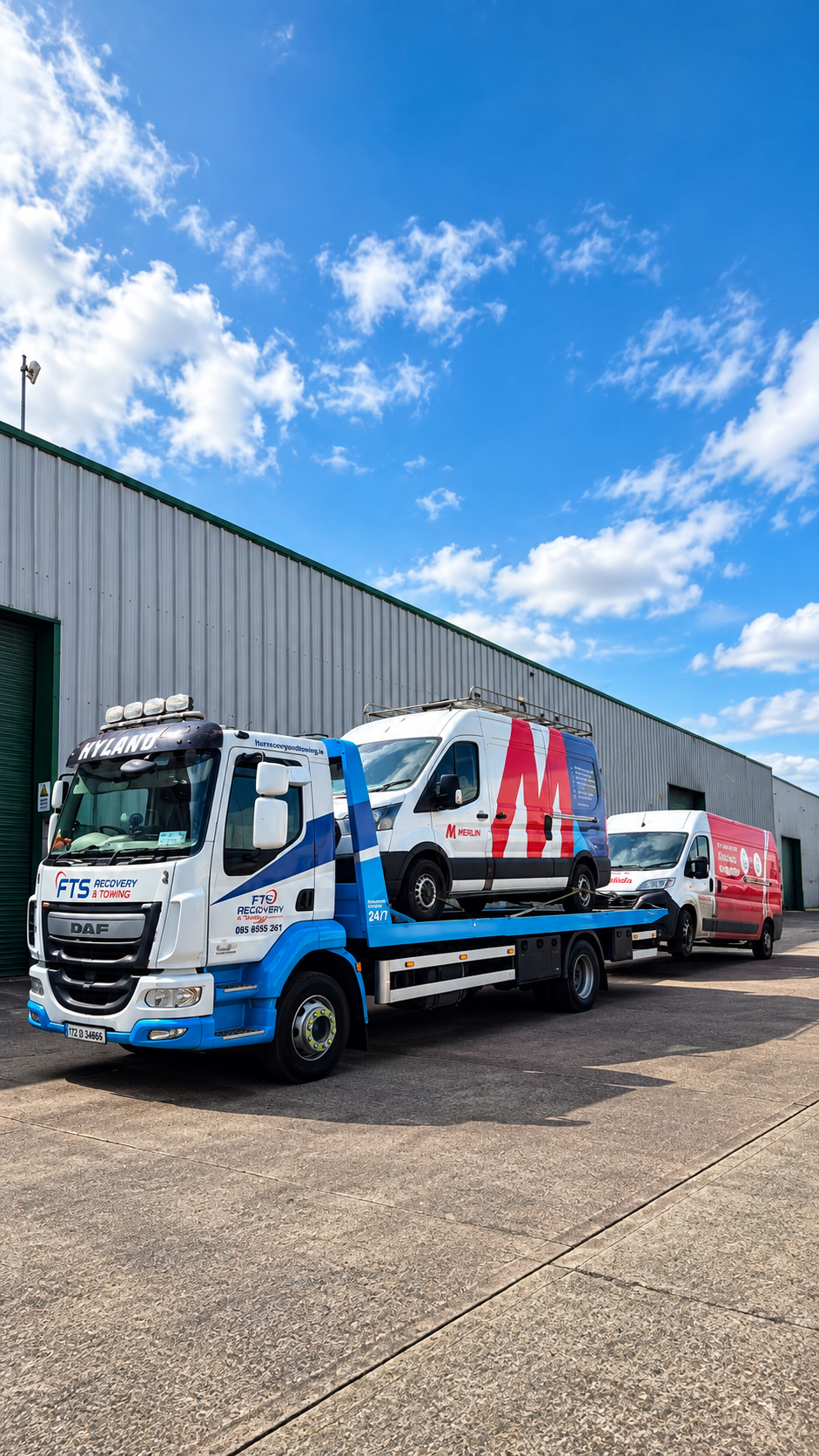 Commercial and fleet towing service in Dublin