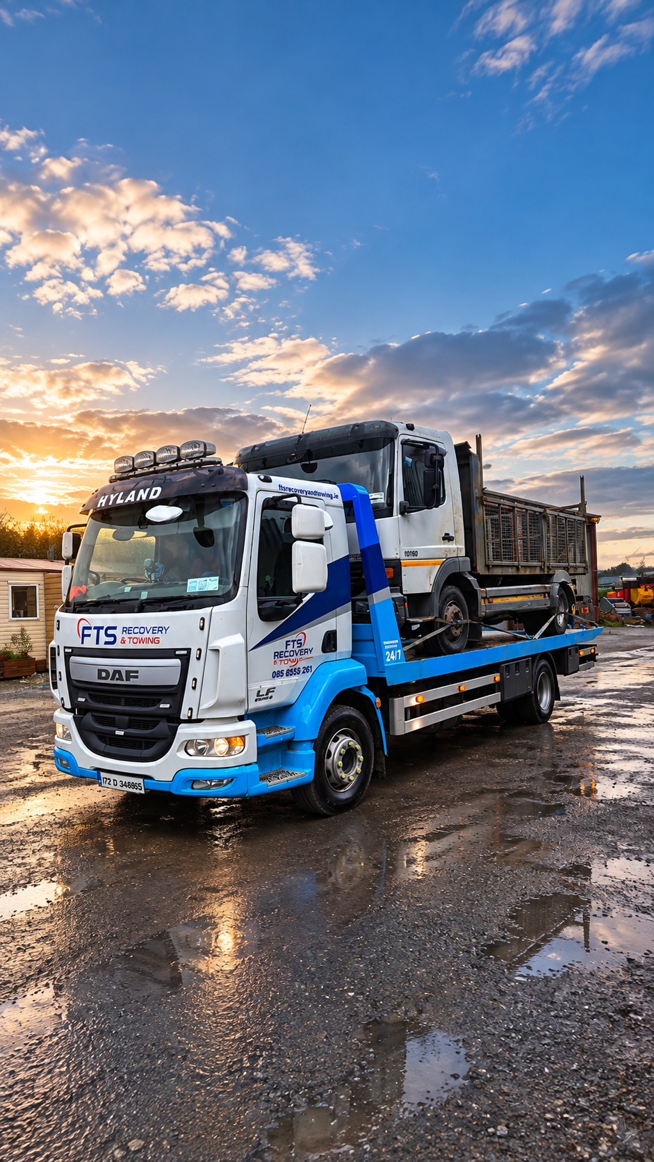 Small truck and van recovery service in Dublin